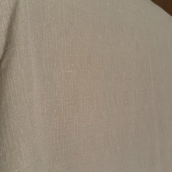 Women’s 24W Plus size Tan Apparenza Linen Jacket with Pockets - Picture 6 of 6